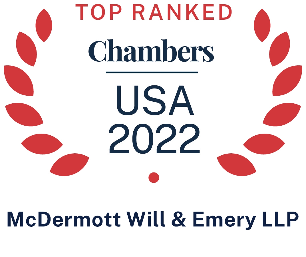 2021 Chambers USA top ranked firm